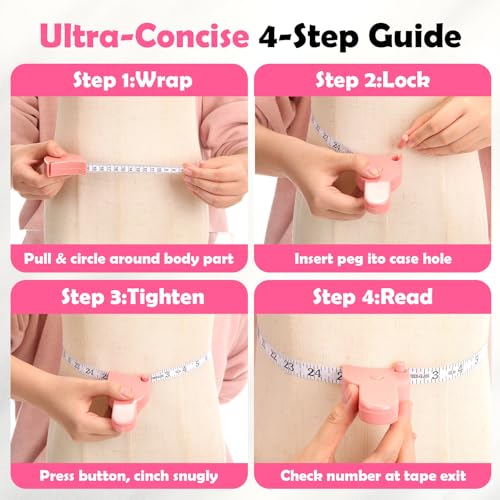12 Pack Tape Measure 60 Inch Measuring Tape for Body Soft and Retractable Fabric Measuring Tapes for Body Sewing Tailor Medical Craft Cloth Supplies, Double Scale