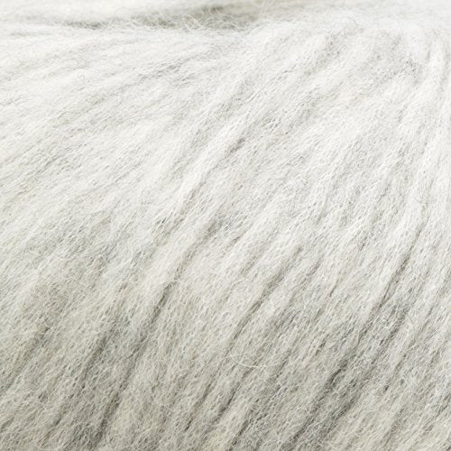 (Set of 3) Baby Alpaca Merino Wool Yarn [426 Yards Total] Light Grey, #4 Worsted - color: Light Grey