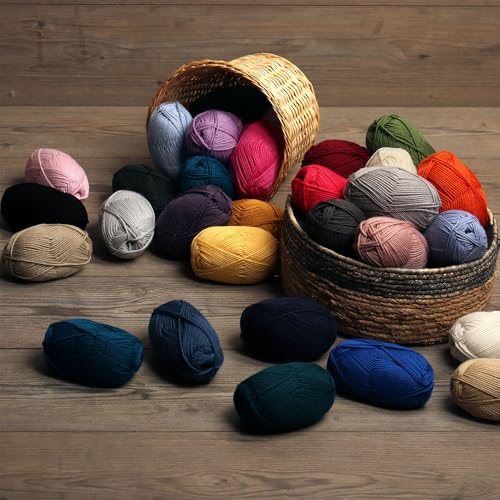 100% Superwash Wool Yarn 3 Skeins 150g DK Weight Knitting Crochet Burgundy | Sourced from Peru for breathable warmth and 327yd total length per 150g pack ideal for soft baby garments hats and sweater - color: Burgundy