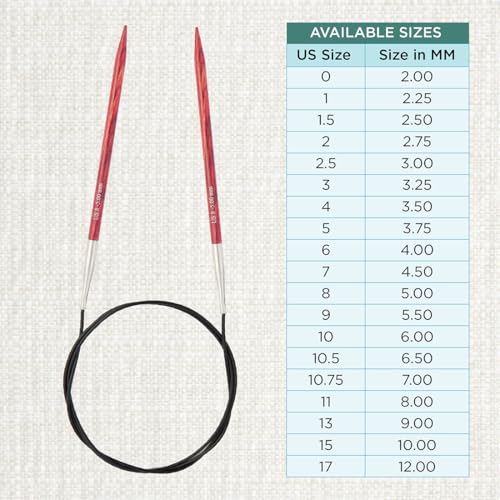 KnitPro Dreamz Fixed Circular Needles 16" (40cm) | US Size 8 (5mm) - size: US 8 (5mm)