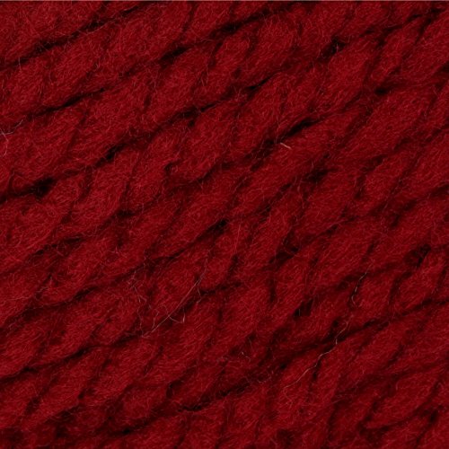 Bernat Softee Chunky Yarn, 3.5 Oz, Gauge 6 Super Bulky, Wine - color: Wine, size: Pack of 1