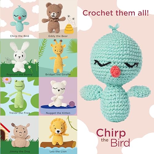 Red Heart Amigurumi Chirp The Bird Kit - color: Chirp the Bird