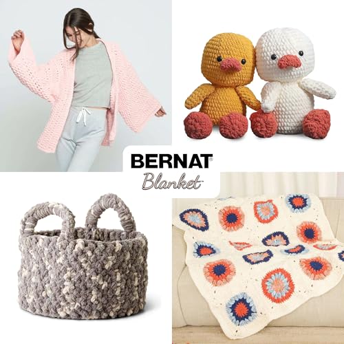 Bernat Blanket 600G - 1 Pack of 431 Yards/21.2 oz Spring Grass 100% Polyester Yarn - color: Spring Grass