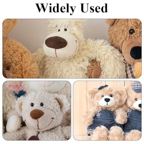 Crochet Eyes, 300 Pcs 6mm Safety Eyes for Crocheting Black Plastic Eye for Crochet Animals with Washers for Stuffed Animals Bears Doll DIY Making Decorations