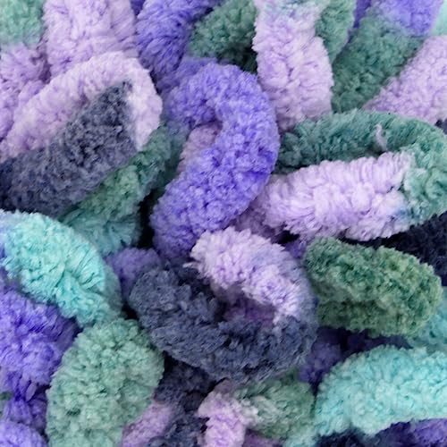 JubileeYarn Fun Finger Loops Yarn - 100g/Skein Jumbo Polyester - Morpheus - 5 Skeins - color: 147 Morpheus