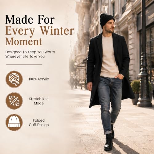 Yacht & Smith Wholesale Beanie and Glove Winter Bulk Kit, Kids Adults Bulk Sets, Homeless Donation Shelters - color: 12 Pack Adults (Black Faux Fur Sherpa)