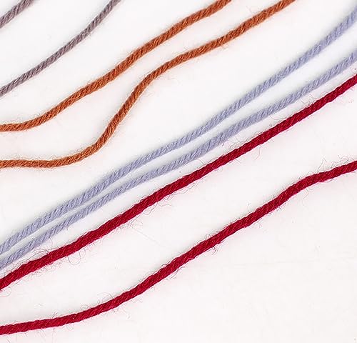 100% Cashmere Wool Yarn (Pack of 10) by Yonkey Monkey 500gr Imported Knitting Crochet (Red 03) - color: Red 03