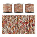 Artisanal Yarn Collection Multifiber Fancy Yarn for Knitting Crocheting Crafts DIY, Set of 3 Rolls(124 Warm Maple Fall) - color: 124 Warm Maple Fall