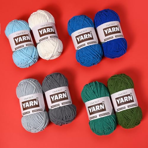 3 Packs Plush Chenille Chunky Crochet Yarn - Baby Yarn for Crocheting Soft - Velvet Yarns Knitting for Blankets Crafts - Fluffy Amigurumi Yarns 300g / 393yd (3 Aqua Green) - color: 3 Aqua Green