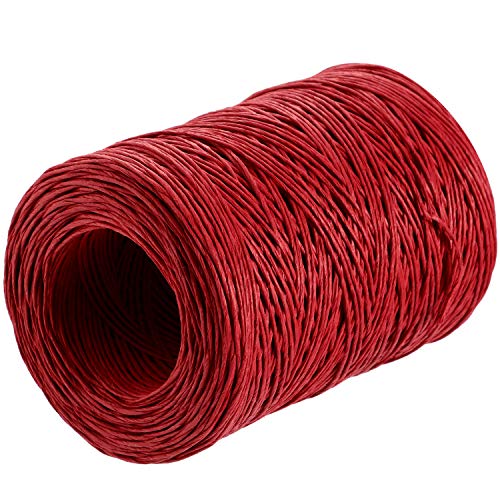 Syhood 673 Feet Floral Vine Bind Wire Rustic Craft Wire, Red | For DIY Craft Wrapping, Flower Bouquets Garland Arrangements, , Christmas Wreath Making - color: Red, size: 673 Feet