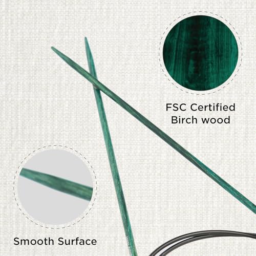 KnitPro Dreamz Fixed Circular Needles 16" (40cm) | US Size 0 (2mm) - size: US 0 (2mm)