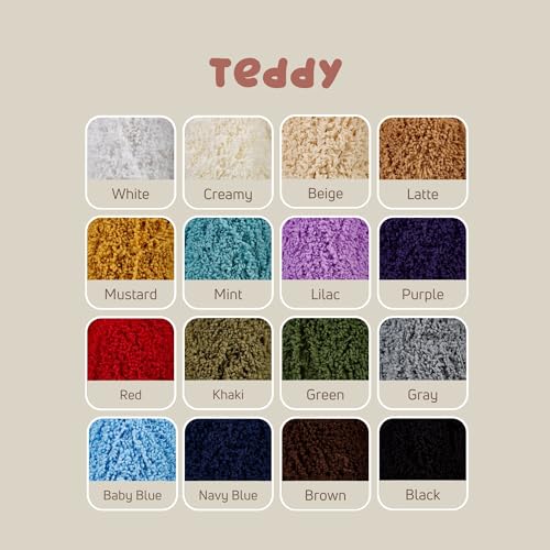 S Sensy Teddy- Micro Polyester Amigurumi #5 Bulky Yarn Lilac 109 Yards 4 oz - color: Lilac, size: 1 Skein
