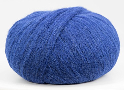 (Set of 3) Baby Alpaca Merino Wool Yarn [426 Yards Total] Lapis Lazuli Blue, #4 Worsted - color: Lapis Lazuli Blue