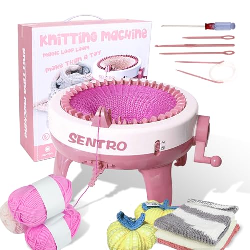 SENTRO Knitting Machines, 40 Needles Knitting Loom Machines, Crochet Knitting Loom Machine for Kids/Adults - size: 40 Needles