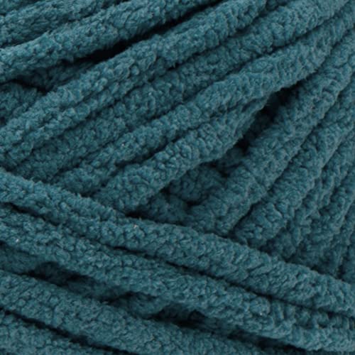 Bernat Blanket Dark Teal Yarn - 2 Pack of 10.5oz/300g - Polyester - 6 Super Bulky - 220 Yards - Knitting/Crochet