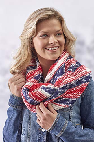 RED HEART Super Saver Yarn, 5 ounces, Bright Stripe (pack 3) - color: Bright Stripe, size: 1 Pack