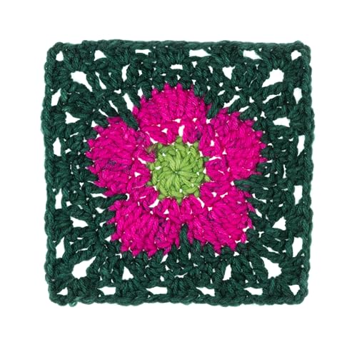 Red Heart All in One Flower Power Crochet Yarn, Hyacinth Bucket, 3-Pack | #4 Medium Worsted Weight 100% Acrylic Striping Yarn for Crochet and Knitting, Up to 12 Flower Motifs, 440 yards, 250g/8.8oz - color: Hyacinth Bucket
