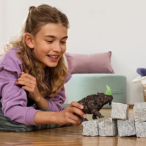 Schleich Eldrador - Battle Rhino Toy Figurine - Kids Ages 7+ | 70157 | Monster Figurine, Battle Creature Toy for Boys 7+, Fantasy Beast, Action Figure Gifts, Screen-Free Imaginative Pretend Play - style: Battle Rhino