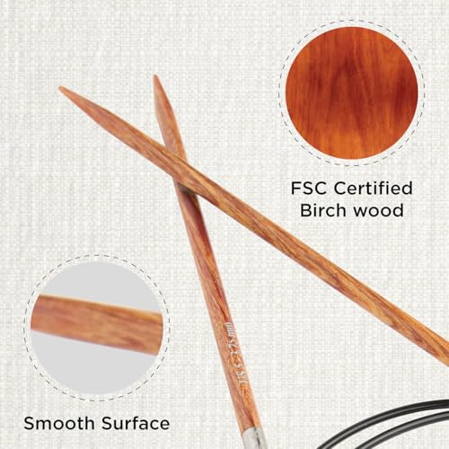 KnitPro Dreamz Fixed Circular Needles 16" (40cm) | US Size 5 (3.75mm) - size: US 5 (3.75mm)