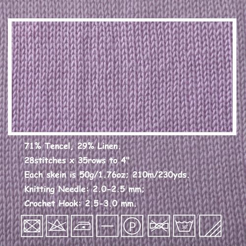 Linen Rayon Lyocell Blend Yarn, Superfine Fingering Weight (1), 150g/5.29oz (3 Strands, 50g/230yds per Strand)- 17 Emerald Green - color: SM17-Emerald Green
