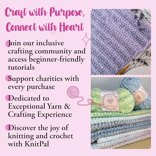 Chenillique #4 Velvet Chenille Yarn, 4-Pack (856Yds/400G), Pink Haze | Medium Worsted Weight Chenille Yarn for Crocheting with Free Patterns - Soft Baby Yarn for Knitting Baby Blanket - color: Pink Haze