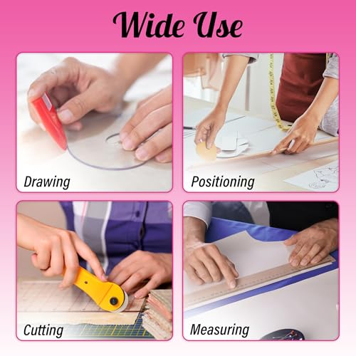 TightGrips Non-Slip Grips for Quilt Templates - 48 Pieces Total - 24 Large & 24 Small - 2 Pack - size: 2 Pack