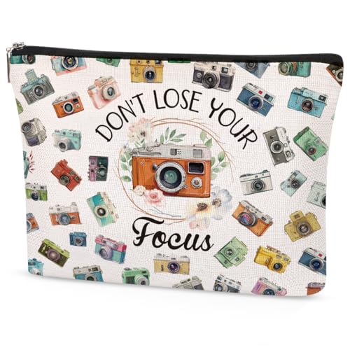 Photographer Gifts Makeup Bag - Photography Gifts Cosmetic Bag for Photographers Women Teacher Friends Photo Lovers, Waterproof Travel Toiletry Organizer Foldable Zipper Pouches - style: Photographer