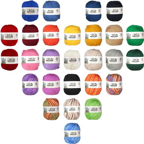 Facai Merino Wool Yarn Sock Yarn - 100% Pure Merino Wool Roving for Knitting, 1-Ball Set, 3.5oz (240 Yards), Worsted Weight (1, Purple) - color: Purple