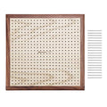 Yarn Mania - Premium Blocking Boards for Knitting with Grids - Handcrafted Wood Crochet Blocking Board (13 inches)