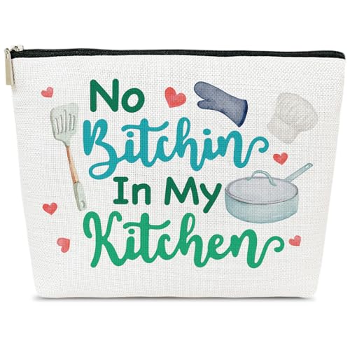 Baking Lover Gifts for Baker, Kitchen Theme Makeup Bag for Cook Women | Cooking Cosmetic Bag for Bakers - Chefs Pouch for Pastry Bread Lovers - color: multicolor0202