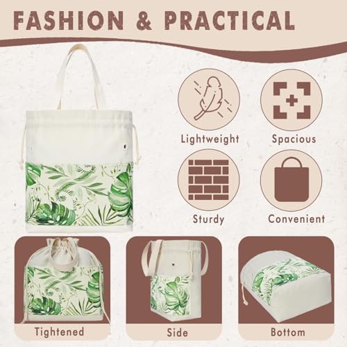 TOGETRUE Yarn Bag, Knitting Crochet Tote Bag, Yarn Storage Bags Organizer, Crochet Bags for Crocheting Project, Store Skein Ball, Short Knitting Needle (Green) - color: Green, size: Small