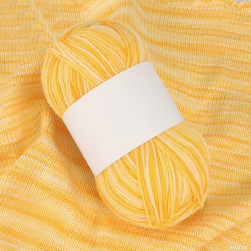 Threads for Knitting Yarn Crochet Yarn Rainbow for Crocheting Knitting Projects(Ananas) - color: Ananas