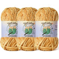 3 Pack Fuzzy Chenille Yarn for Crocheting,Velvet Baby Blanket Yarn for Crocheting,Soft Plush Yarns for Hand Knitting,(300 g/393yds) Fluffy Amigurumi Crochet Yarns (3 Khaki) - color: 3 Khak