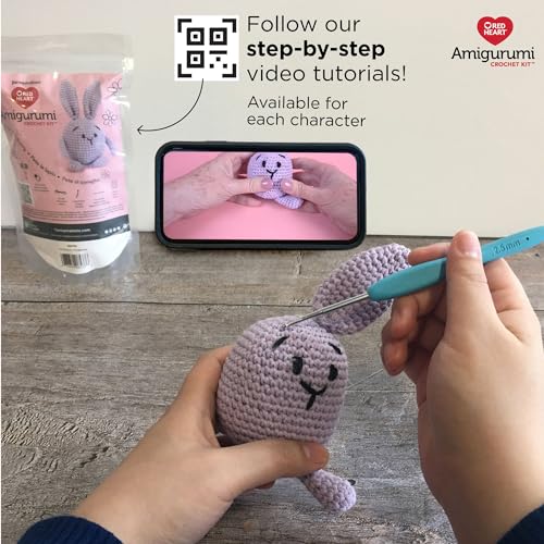 Red Heart Amigurumi Pete The Bunny Kit - color: Pete the Bunny