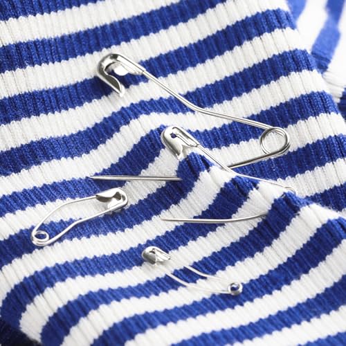 160 Pcs Curved Safety Pins for Quilting Basting Pins 28mm 32mm 38mm 54mm | 160 Pcs Curved Safety Pins for Quilting Basting Pins 28mm 32mm 38mm 54mm Assorted Sizes Stainless Steel Quilting Pins - size: 1.1-2.1 inch