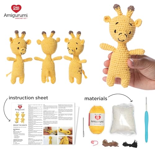 Red Heart Amigurumi Bridget The Giraffe Kit - color: Bridget the Giraffe