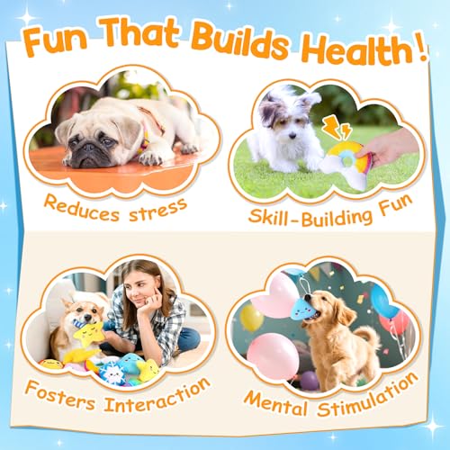 Weather-Themed 20-Pack Squeaky Dog Toys Set | Built-In Squeakers,Soft Plush,Interactive Play,Keeps Dogs Engaged - style: Weather-Themed Squeaky Toys
