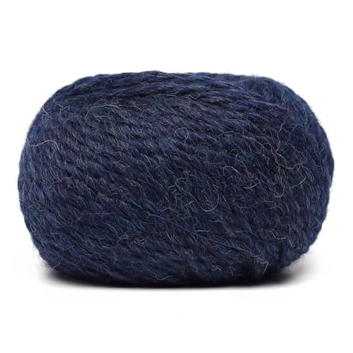 100% Baby Alpaca Yarn 3 Skeins 150g Bulky Weight Knitting Crochet Blue Jean | Made in Peru with natural warmth and softness featuring 162yd of premium fiber ideal for scarves shawls sweaters and more - color: Blue Jean, size: Bulky - 3 Skeins