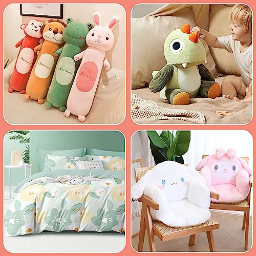 950g/33.5oz Polyester Fiber Fill, Premium Fiber Fill Stuffings, Fluff Stuffing High Resilience Fills Fibers for Stuffed Animal Crafts, Pillow Stuffing, Cushions Stuffing