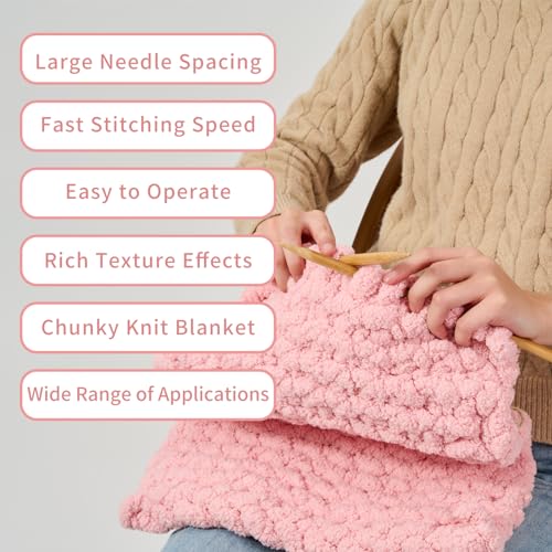 Chunky Yarn for Arm Knitting Blanket Navy Chunky Chenille Yarn Navy - color: Navy, size: 1.1LB