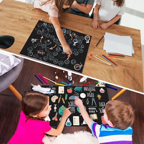 20 Pack Trifold Poster Board (26" x 17"), Black Poster Board for Science Fairs, School Projects, Graduation Party, Event Displays, and Business Presentations - color: Black