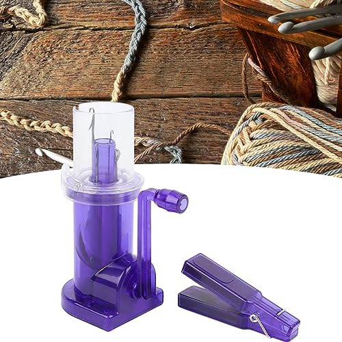 Embellish Knit Machine,Plastic Light Portable Manual Spool Knitter Hand Operated Knitting Tool for DIY Craft Ornament