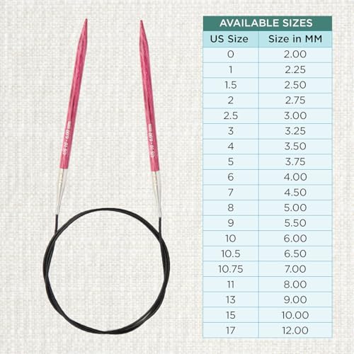 KnitPro Dreamz Fixed Circular Needles 16" (40cm) | US Size 10 (6mm) - size: US 10 (6mm)