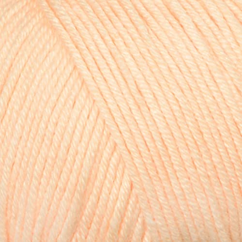 Estako Happy Cotton 60% Cotton 40% Acrylic Yarn, Sport 2, Nude, 4-Pack | soft, fine, 200 g, 720 yds, baby clothes, amigurumi, 2-3 mm hook, summer tops, hats, blankets - color: 4170 - Nude, size: 4 Skeins