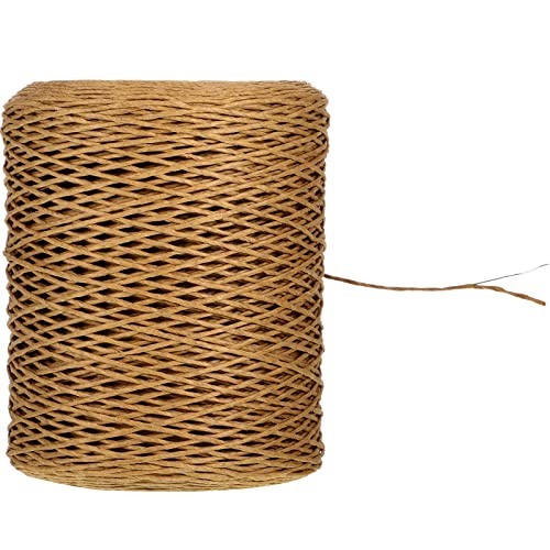 Syhood 673 Feet Floral Vine Bind Wire Rustic Craft Wire, Light Coffee | For DIY Craft Wrapping, Flower Bouquets Garland Arrangements, , Christmas Wreath Making - color: Light Coffee, size: 673 Feet