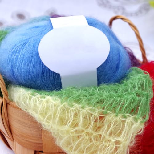 Tebatu Mohair Cashmere Knitting Wool Yarn, DIY Shawl Scarf Crochet Thread Supplies