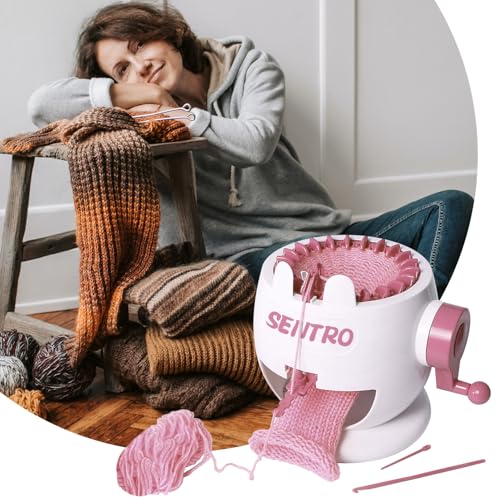 FYGAIN SENTRO Knitting Machine, 22 Needles Knitting Crochet Machines Kit for Sock/Hat/Pumpkin - size: 22 Needles