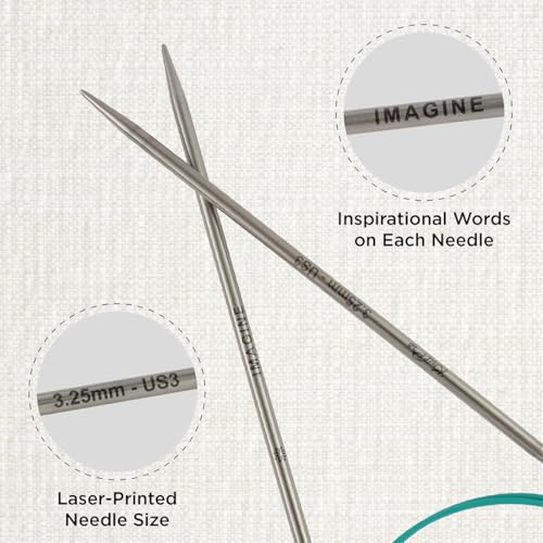 KnitPro The Mindful Collection Fixed Circular Needles 16" (40cm) | US Size 3 (3.25mm) - size: US 3 (3.35mm)