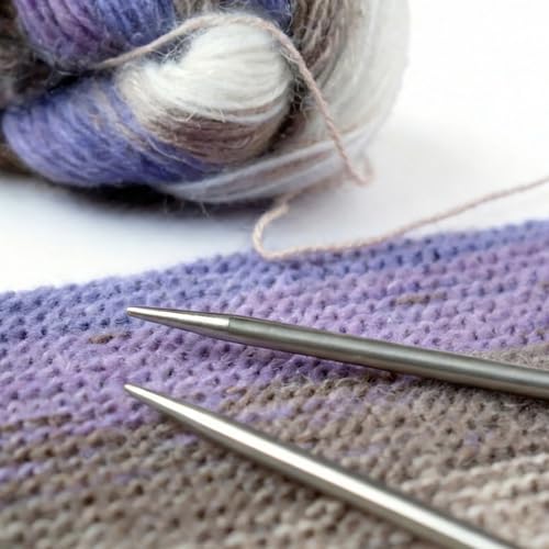 YLaziion Circular Knitting Needles Size 8 (5.0mm) 40 Inch Long Steel, 101CM | US 8 Metal Knit Tools with Flexible Cord for Large Blanket Afghan Chunky Yarn, 101cm - size: US 8 - 40" / 101CM (5.0mm)