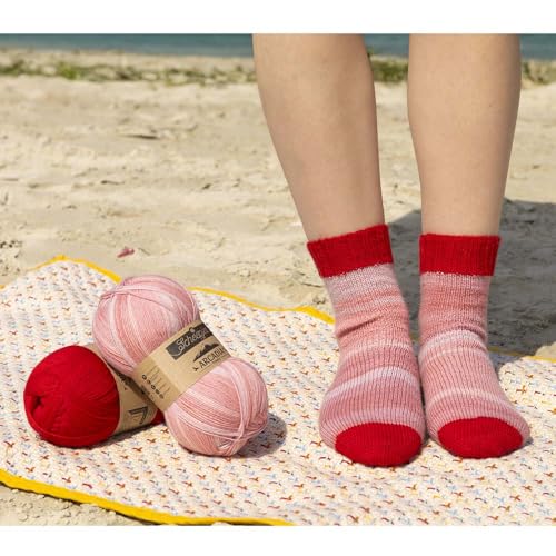 Scheepjes Arcadia Sock Yarn, 100g – 802 Crag, Wool/Polyamide, Fingering - color: 802 Crag